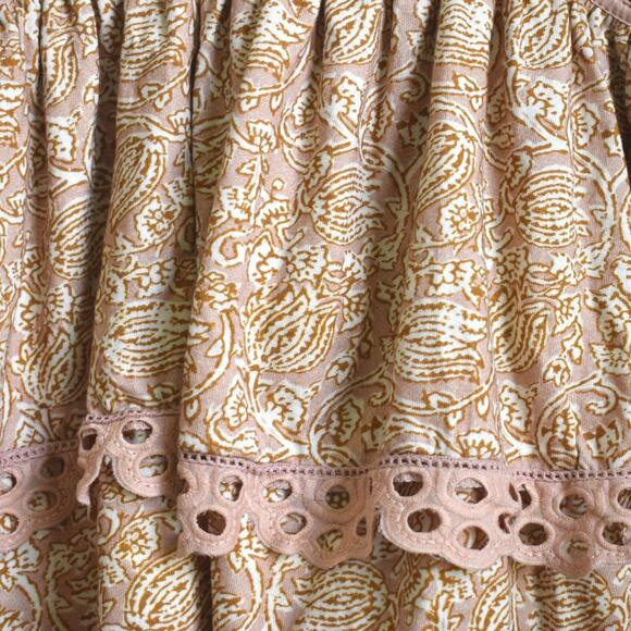 Anthropologie Let Me Be Eyelet Swing Top Size XS - Picture 4 of 7